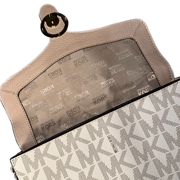 Greenwich Small Color-Block Logo and Leather Crossbody Bag - Picture 2 of 3